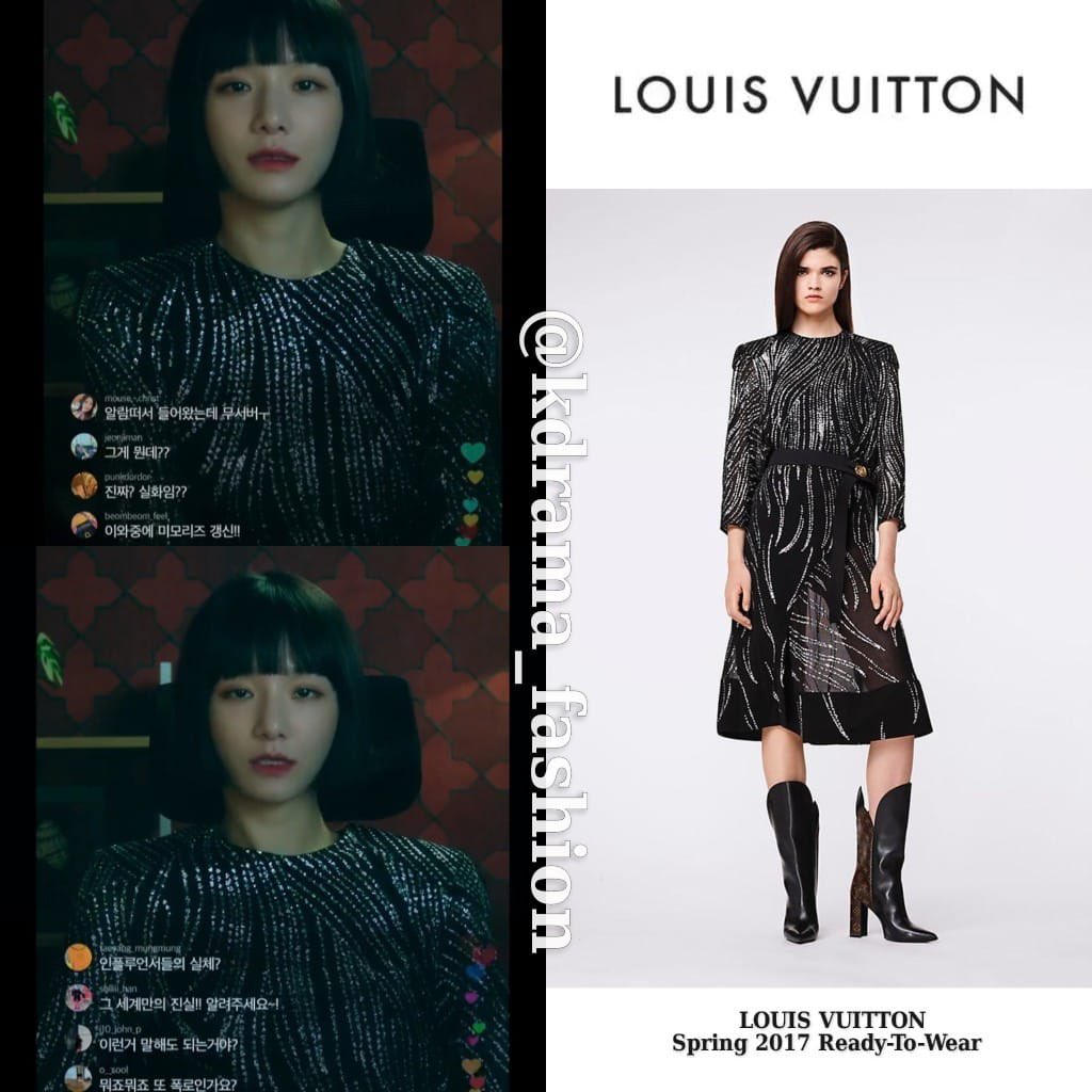 #ParkGyuYoung wore #LOUISVUITTON Dress & #ALEXANDERMCQUEEN Sandals in Netflix Drama, #CELEBRITY Episode 1. #박규영 #셀러브리티 #드라마패션 #루이비통 #알렉산더맥퀸 #kdrama_fas...