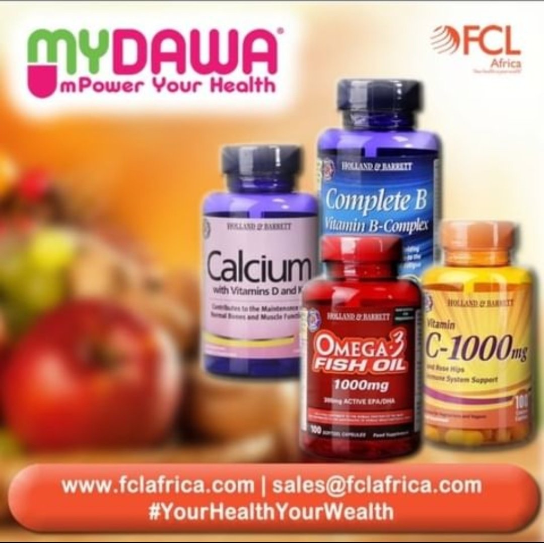 FCLAFRICA1's tweet photo. Order your favourite Holland &amp; Barrett supplements from the MyDAWA app today!
For more info:
✉️ sales@fclafrica.com
📞 +254 780325553

#YourHealthYourWealth #health #healthy #nutrition https://t.co/hjrbiEUEvN
