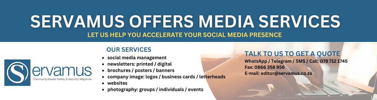 SER_VA_MUS's tweet image. Let us help you accelerate your online presence. Send an e-mail to: editor@servamus.co.za or contact us via WhatsApp: 078 712 1745 with your requirements.  

#mediaservices #socialmedia #growyourbusiness #media