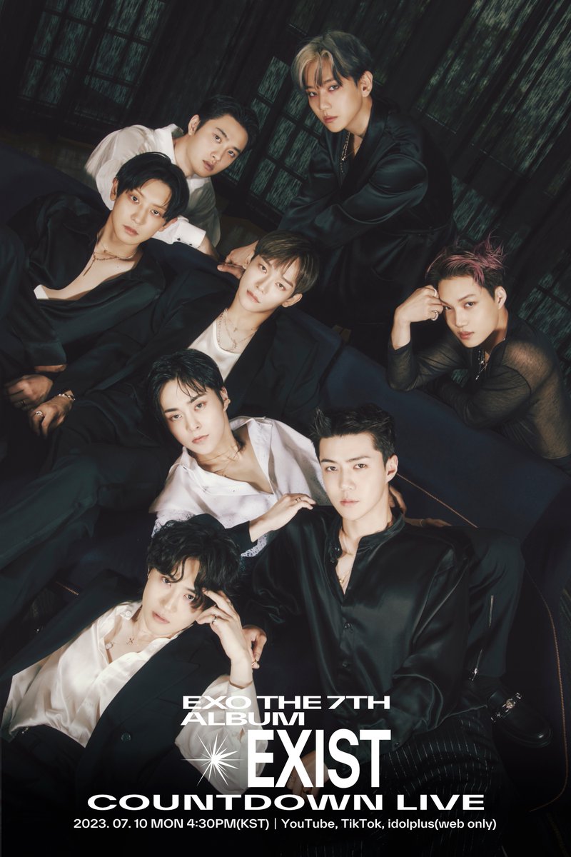 EXO 엑소 ‘EXIST’ Countdown Live ➫ 2023.07.10(MON) 4:30PM (KST) 📍 YouTube: youtube.com/live/ddfj_ouDN… 📍 TikTok: tiktok.com/@weareone.exo_… #EXO #엑소 #weareoneEXO #EXIST #EXO_EXIST #CreamSoda #EXO_CreamSoda