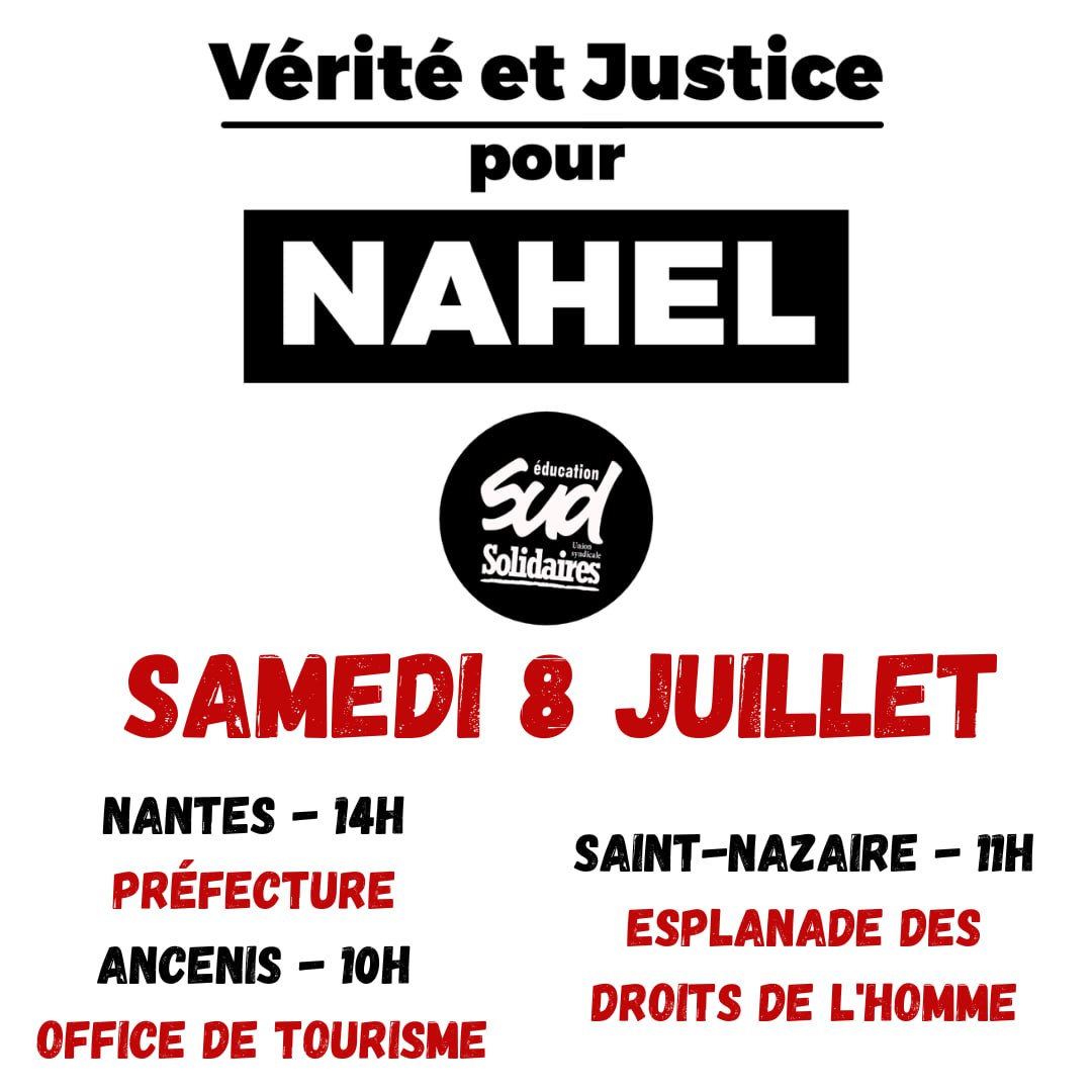 Pas de justice, pas de paix.

#JusticeForNahel #LaPoliceMent #ViolencesPolicieres