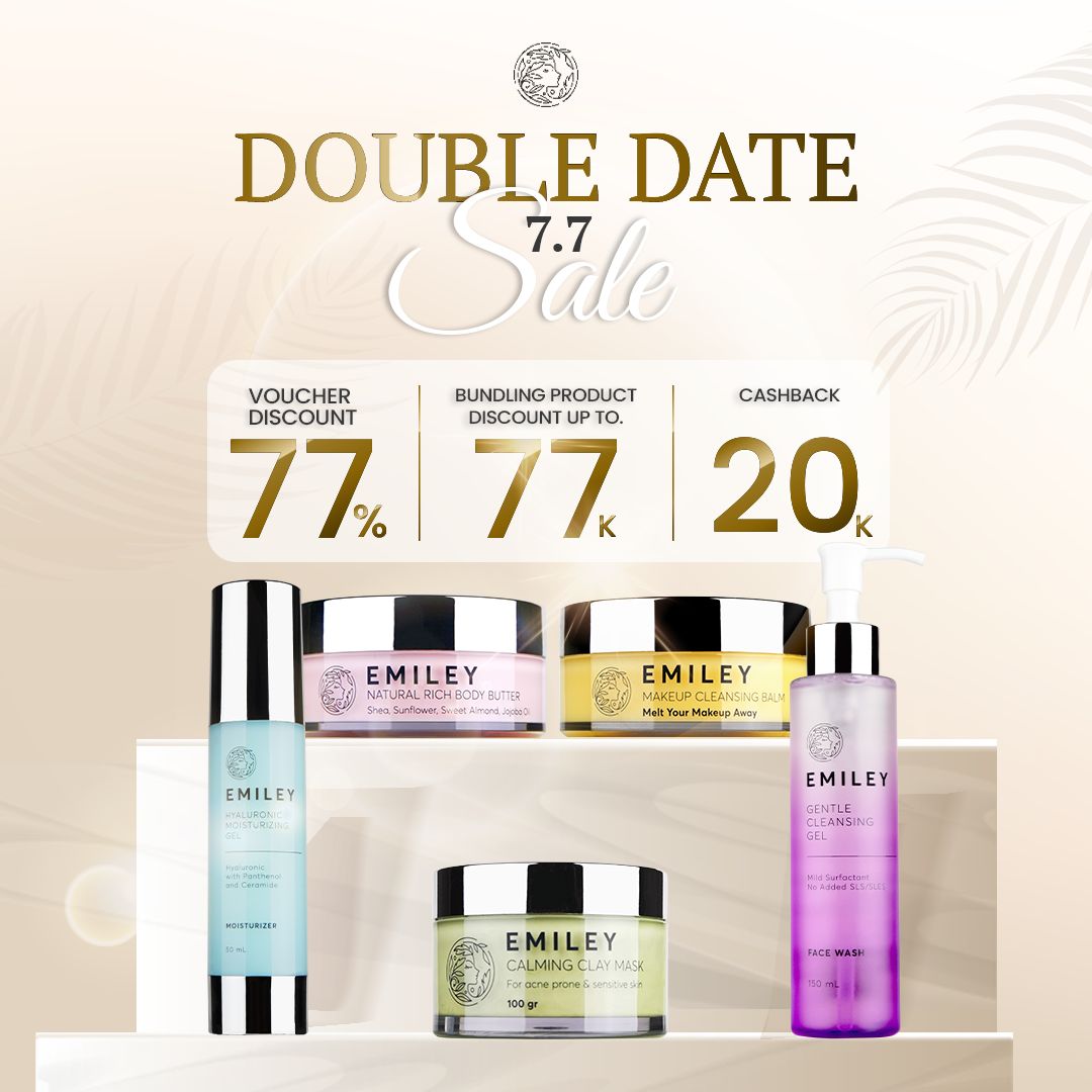 emiley_official's tweet photo. DOUBLE DATE SALE TELAH TIBA🚨 Persiapkan produk emiley dari sekarang emilov!! 

Supaya gak kehabisan diskon + cashbacknya😉 

Jangan sampe nyesel karna kehabisan!! https://t.co/CMqIbBYZqD