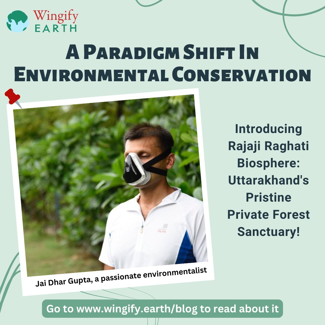 WingifyFoundtn's tweet photo. "πΏ Discover a Paradigm Shift in Conservation! ππ Click the link https://t.co/e3zZq2y5Ih to read our captivating blog. πβ¨ #EnvironmentalConservation #WingifyEarth"
@jai_dhar https://t.co/f3VGvPVLnL