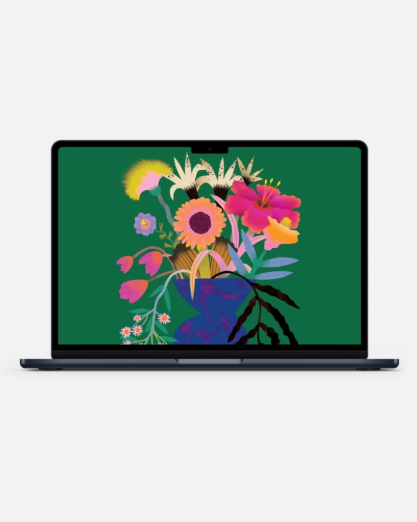 This is my favourite design from the desktop wallpaper collection. I like it because it has a dark background, so not too harsh on the old 👀  and because it has plenty of space at the sides for my messy desktop files. 

sunnybeast.com/products/flowe…