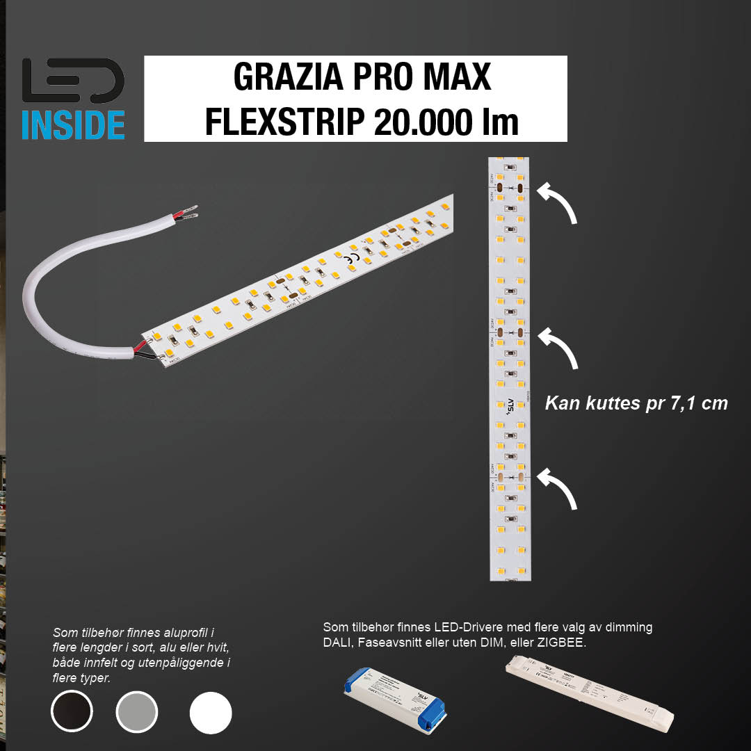 slvnorway's tweet image. SLV GRAZIA PRO MAX FLEXSTRIP 😍 2-raders LED-stripe på 5 meters rull 

Se mer på SLV.com:➡️  bit.ly/3ro2uOU

#slv #slvlys #experiencelight #GRAZIA #LEDstripe #flexstrip #innendørsbelysning #BW22 #ELNR #EFObasen #elektriker #elektrogrossist