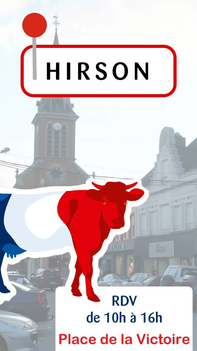 Fairefrance's tweet photo. @Justine_FaireF et ses éleveurs @Fairefrance #LeLaitEquitable vous attendent Place de la Victoire à Hirson ! 🥛👇🤩 https://t.co/LImPxLNiSz