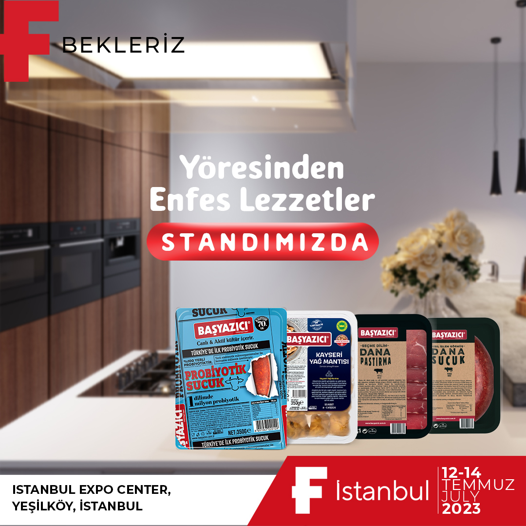 Türkiye’nin en kapsamlı gıda endüstrisi fuarı “F ISTANBUL 2023”

Bu büyük buluşmaya biz hazırız 🤗

📍 İstanbul Fuar Merkezi, Yeşilköy
🗓️ 12-14 Temmuz
🌏 <a href="/f/">Fred Oliveira 🧠</a>.istanbul.exhibition

#fistanbul #gıdafuarı #başyazıcı