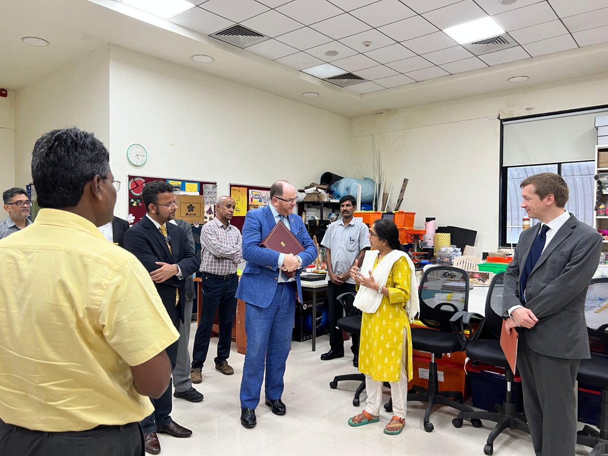 inBritish's tweet photo. Minister @GeorgeFreemanMP visited @IISERPune and met with students and faculty, including former and potential beneficiaries of #UKIERI. In Phase 4, #UKIERI, to be delivered by @inBritish, will support opportunities for young researchers from both countries. #GlobalisingEducation https://t.co/5JFYgF7fos