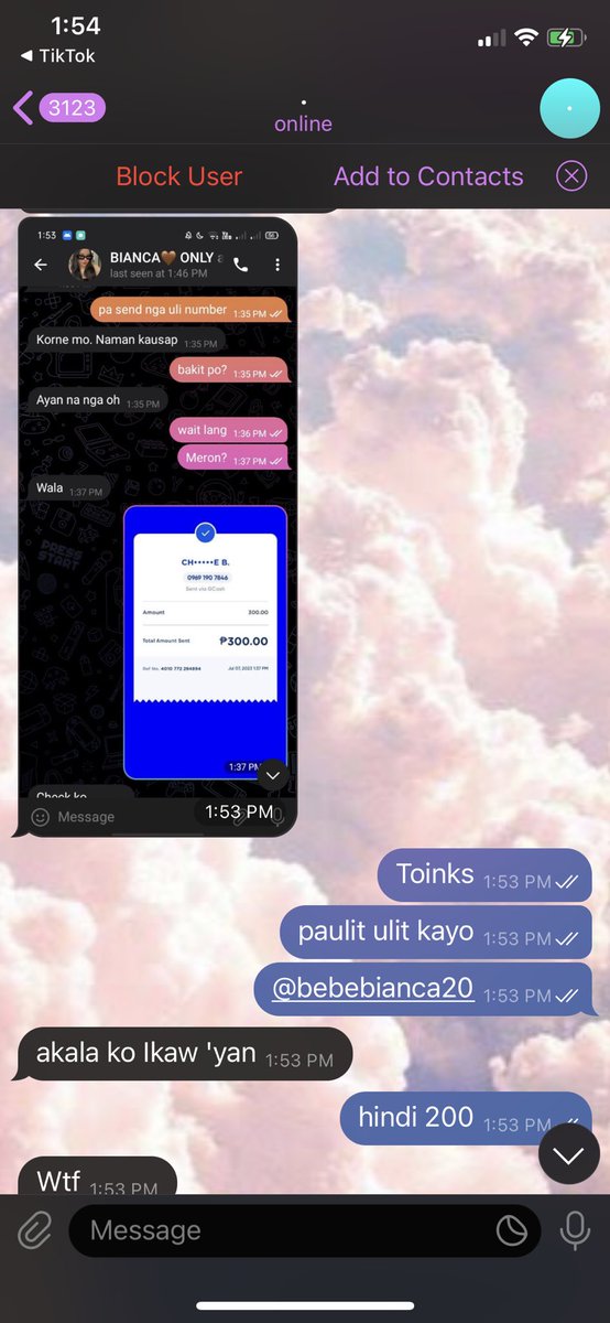 alterbiancawild's tweet photo. bebebianca20 hindi po bebebianca200❗️❗️❗️

Ooppsss another one. nag papa scam kayo sa loka na to HAHAHA porket gayang gaya yung TG ko at profile ko dito sa feed ko? hehe labas na ako sa mga scam transactions nyo. better luck next time guys.

#alter #alterph #AlterManila https://t.co/9RJpvKWhZk