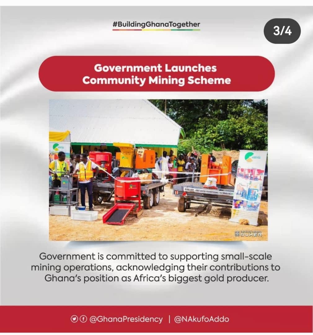 #CommunityMiningSchemes
#PresidencyOfGhana
#MoreJobs