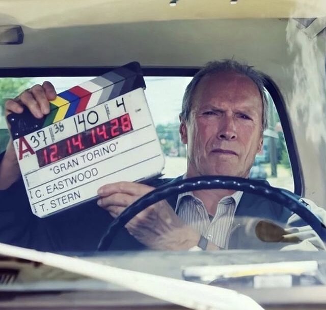 💬 Duke : What you lookin' at, old man?
Walt Kowalski : Ever notice how you come across somebody once in a while you shouldn't have fucked with? That's me.

Clint Eastwood filming #GranTorino 🎥(2008)