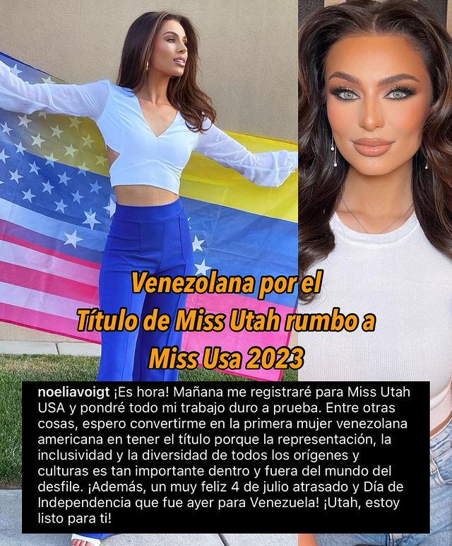 THE REPORTER on Twitter "La Venezolana noeliavoigt participará en el