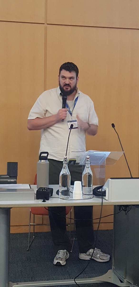 crf_cardiff's tweet photo. Proud of Rhys kicking off the #crfconf23 with his talk about involving prisoners in research @CV_UHB @ResearchWales https://t.co/ripEG8aSEd