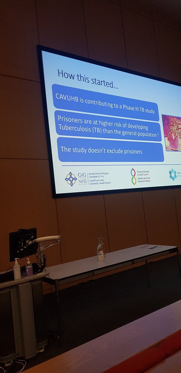 crf_cardiff's tweet photo. Proud of Rhys kicking off the #crfconf23 with his talk about involving prisoners in research @CV_UHB @ResearchWales https://t.co/ripEG8aSEd