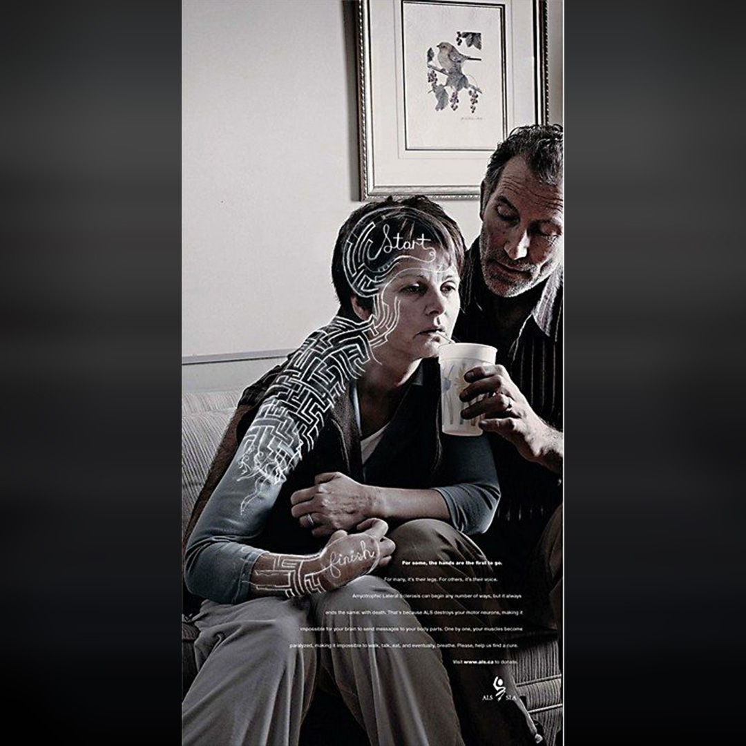 YewHanyee's tweet photo. Campaign titled 'Maze' was published in Canada in March, 2009. This Print medium campaign is related to the Public Interest, NGO industry and contains 3 media assets. It was submitted over 14 years ago.

Credits：ALS MAZE
Advertising Agency: Lowe Roche, Toronto, Canada https://t.co/ixUFBX6ae6