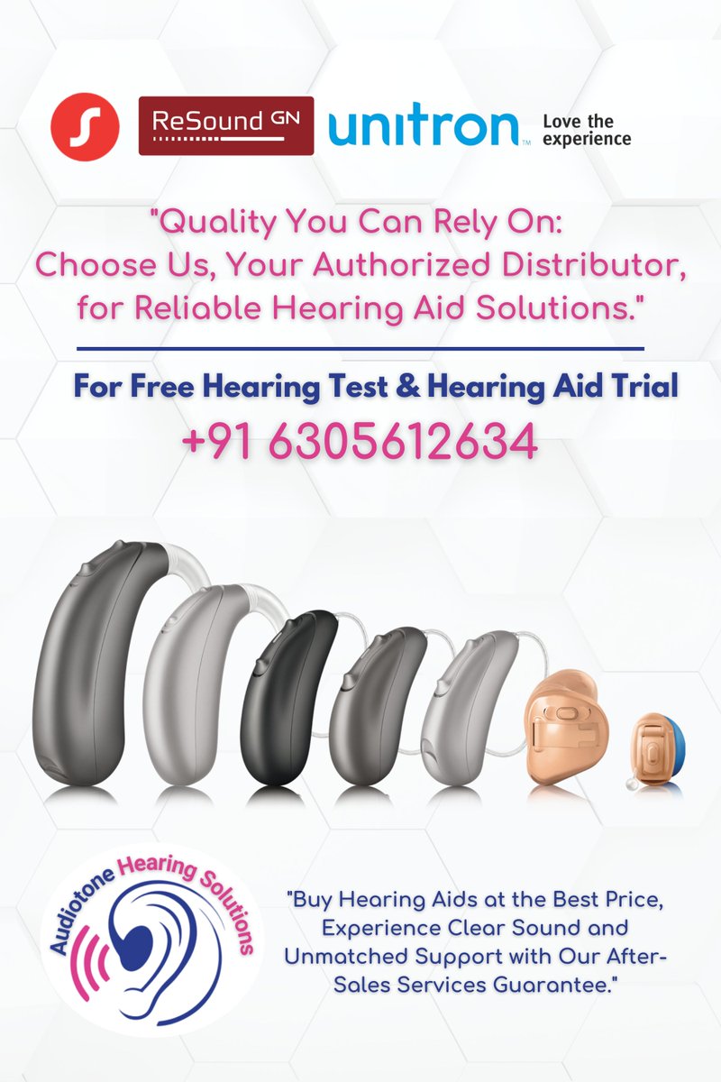 🔊🌟 #QualityYouCanRelyOn : Choose Us, Your #AuthorizedDistributor, for #ReliableHearingAidSolutions! 🎧✨✅ 
#AudioToneHearingSolutions #HearingSolutions #TrustworthyProvider #TopQualityHearingAids #ExpertGuidance #HearBetterLiveBetter #CustomHearingSolutions #HearingHealth