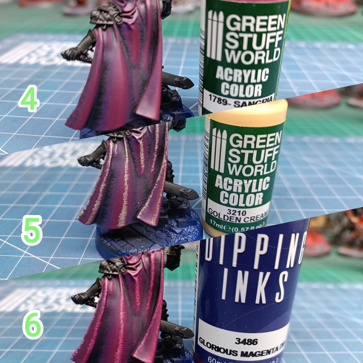 greenstuffworld's tweet photo. Our  collaborator @TheKhornar   shows us how to texture a layer with our  products, quickly and easily. Quality and speed can go together! #PaintingWarhammer #paintingminiatures #miniatures #warhammer40k #warhammerfantasy https://t.co/j5HZTpU91Y