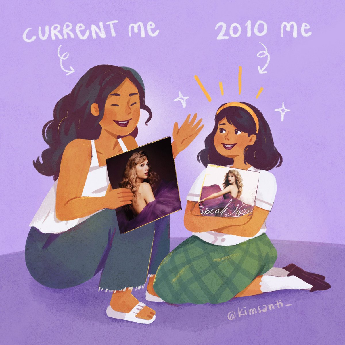 kimsanti_'s tweet photo. Takes me back to my preteen years HUHU Happy #SpeakNowTaylorsVersion release day! 

#artph https://t.co/n1vdIbQVXS