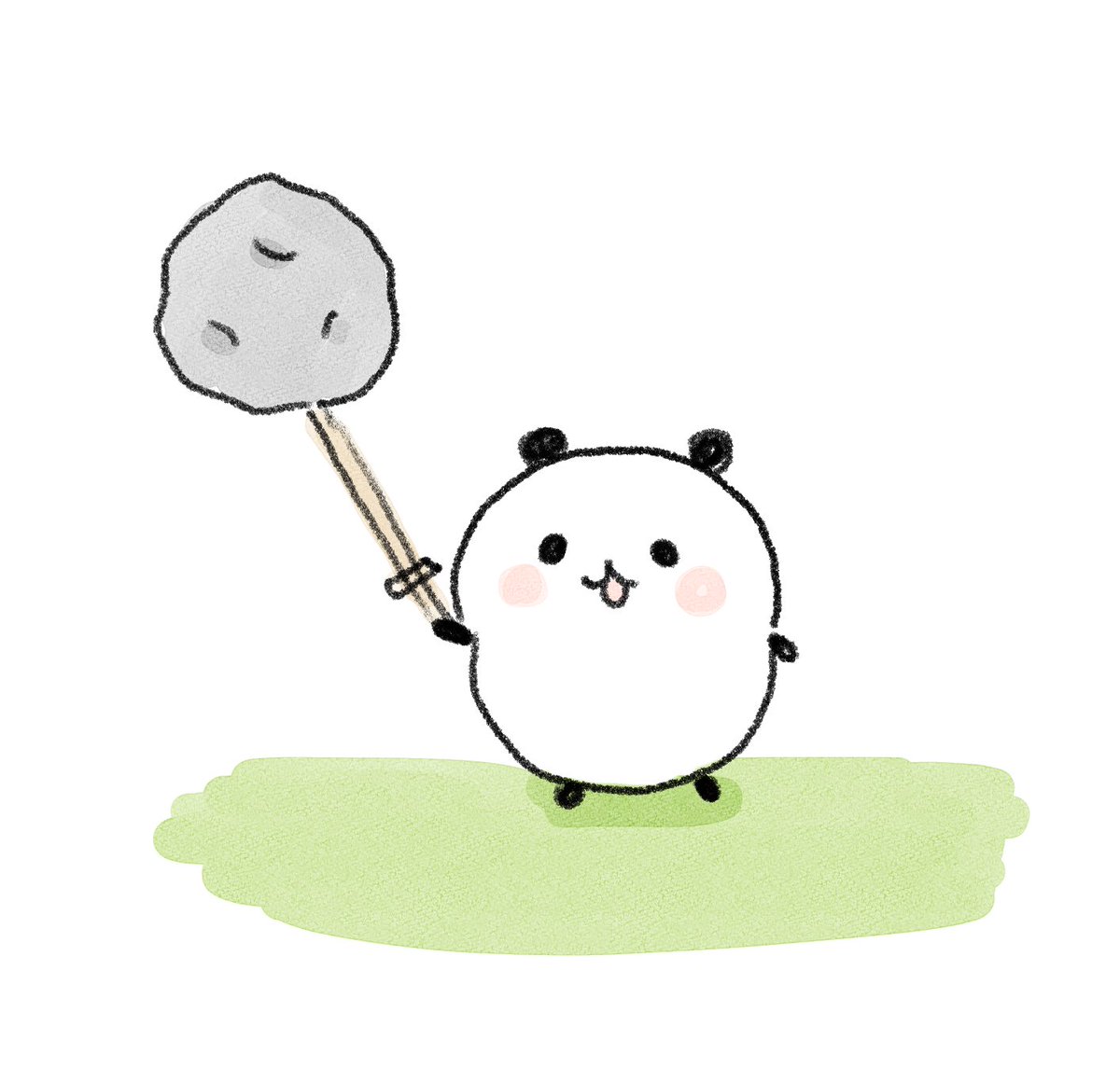 ゆるくゼルダやってるのですが武器と岩を組み合わせることができて、こんな見た目に…🤣
重そう、予想外の合体の仕方！ https://t.co/IKkeEHK0dp