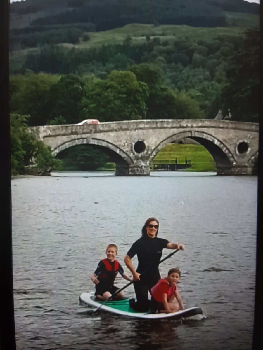 Had a terrific few days at Kenmore with the family, they made use of the Loch and did some paddle boarding.