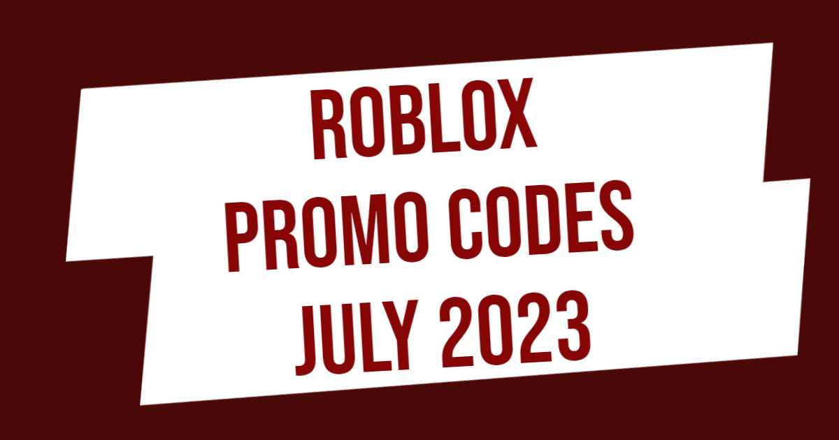 Roblox Promo Codes (August 2023)