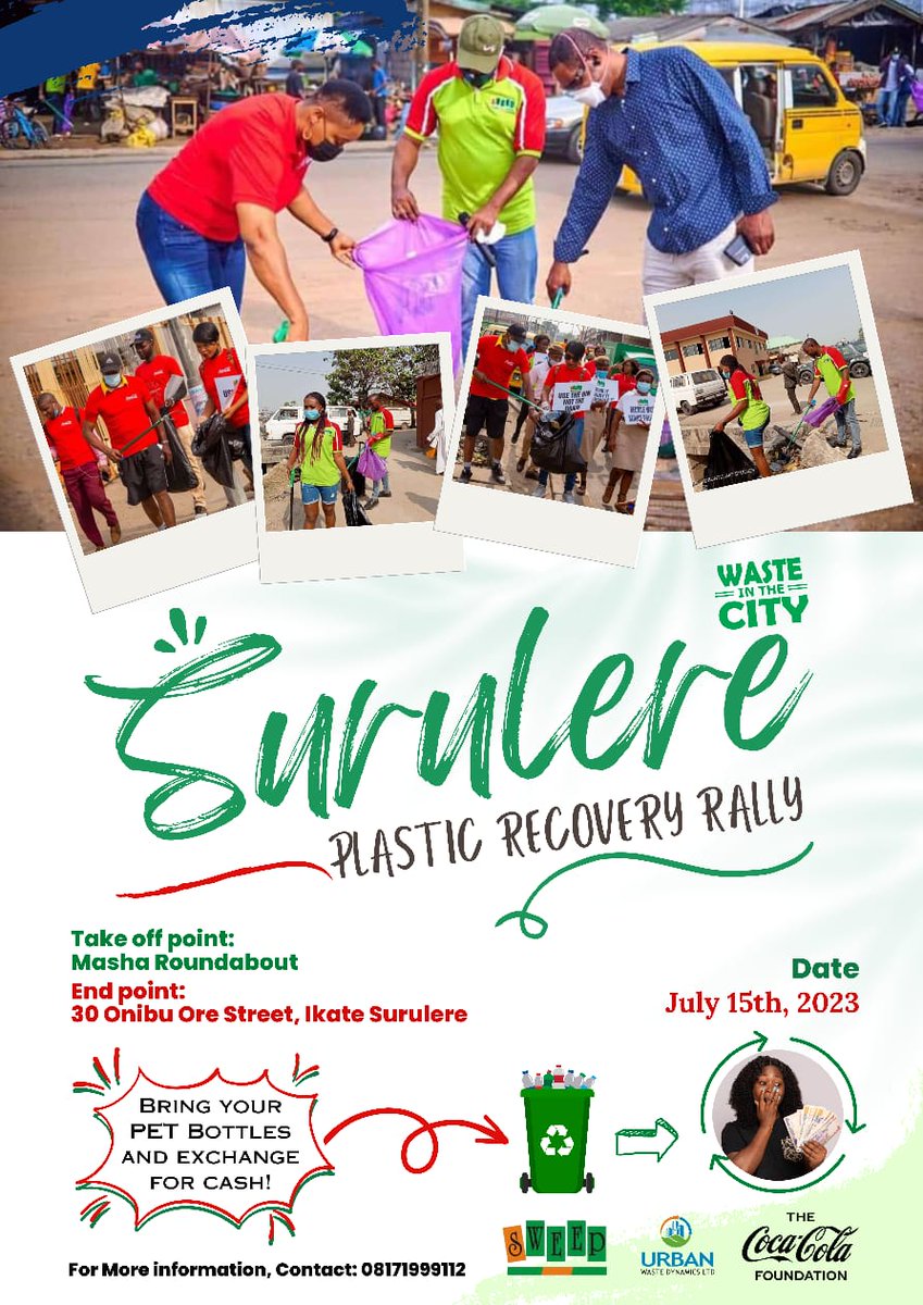SWEEPFoundation's tweet photo. It's baaaaack, we are happy to announce the return of our flagship #Plastic pickup rally.
You want to be part of history? Then gear up, lace up and get excited. Come with a friend and let the #FeelGood vibes flow, https://t.co/uSmIAnCGq7