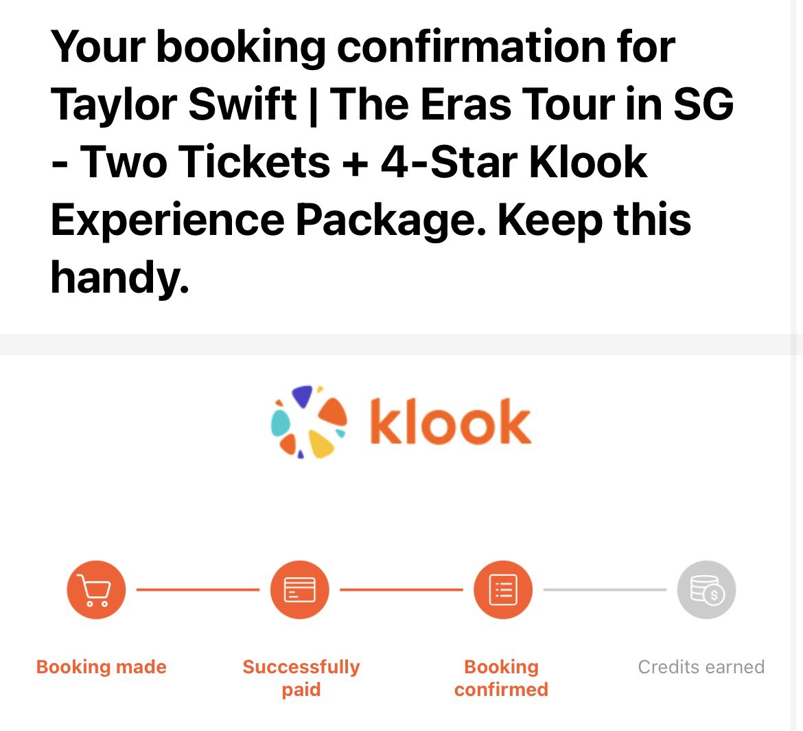 FilChiMD's tweet photo. Got #SingaporeTSTheErasTour tickets via Klook!!!

Didn’t realize how large the price difference was, but this was my only chance to buy since I didn’t get an access code https://t.co/878fNdRNo3