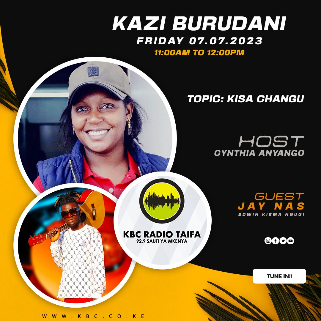 cynthia anyango (@cynthy_anyango1) on Twitter photo Leo ni siku ya kimataifa ya Kiswahili, Kiswahili Kitukuzwe naipenda lugha yanguu,tegea Kazi Burudani-KBC kwa mengi zaidi kuhusu siku hii muhimu-92.9Fm,ebu niandikie sentensi moja safi ya Kiswahili! <a href="/RadioTaifaFM/">KBC Radio Taifa</a> #kaziburudani! Leo ni siku ya kimataifa ya Kiswahili, Kiswahili Kitukuzwe naipenda lugha yanguu,tegea Kazi Burudani-KBC kwa mengi zaidi kuhusu siku hii muhimu-92.9Fm,ebu niandikie sentensi moja safi ya Kiswahili! <a href="/RadioTaifaFM/">KBC Radio Taifa</a> #kaziburudani!