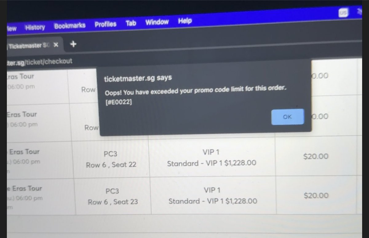 LeonardMatz's tweet photo. @eclipticpath @TicketmasterSG Same thing happened to me and my friend!! Pls do something about this @TicketmasterSG https://t.co/URYqzVVsqn