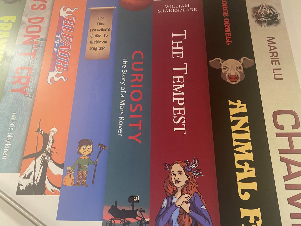 Thank you to @schoolsignscouk  for installing our amazing new wall art welcoming students into the English faculty and also the stairway to our library! #library #English #Thebestforeveryone @CranmerTrust