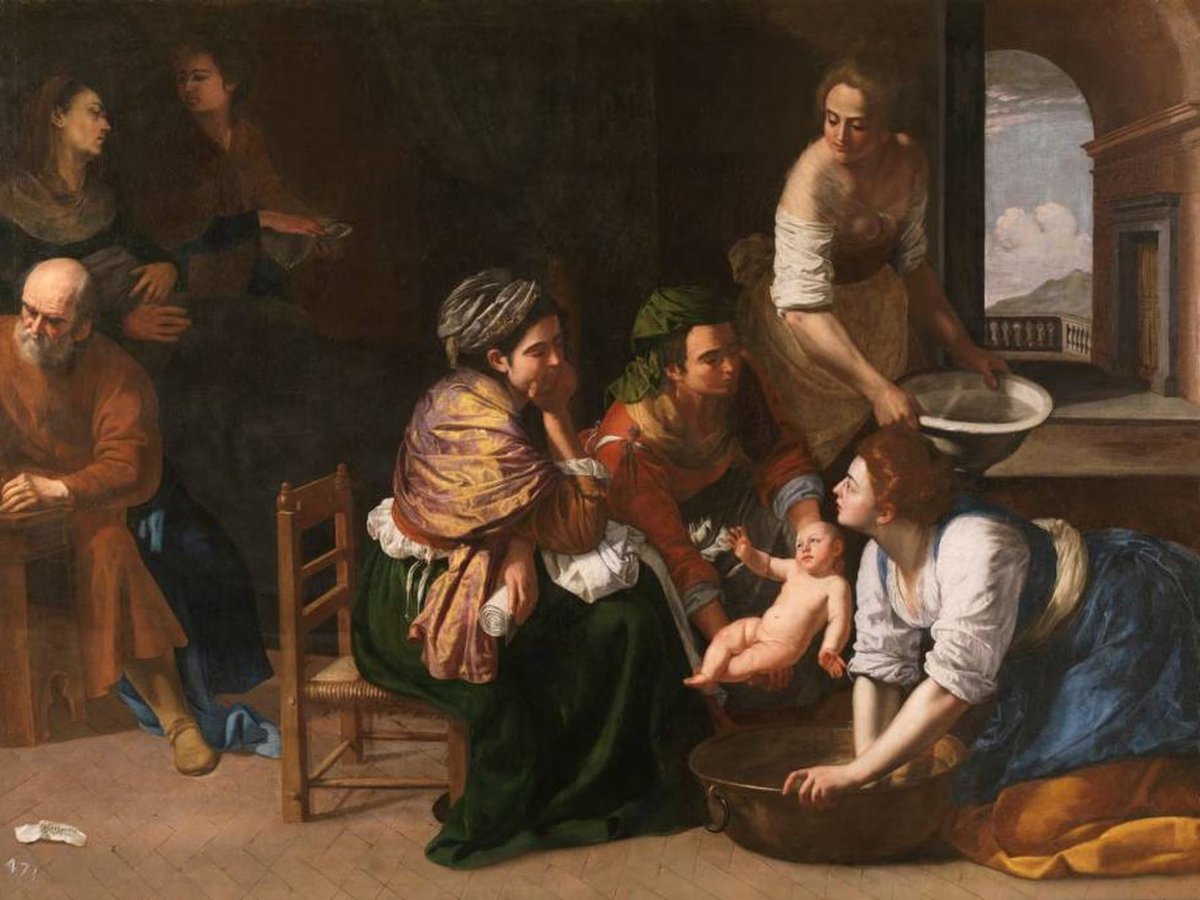 SdStendhal's tweet photo. 👩‍🎨Tal día como hoy en 1593 nace en Roma la pintora italiana Artemisia Gentileschi, fue una pintora barroca de un nivel y una majestuosidad técnica indudable, además de la primera mujer en entrar en la "Academia de Bellas Artes de Florencia", la misma por la que pasó Miguel Ángel. https://t.co/4nxzXN9f7C