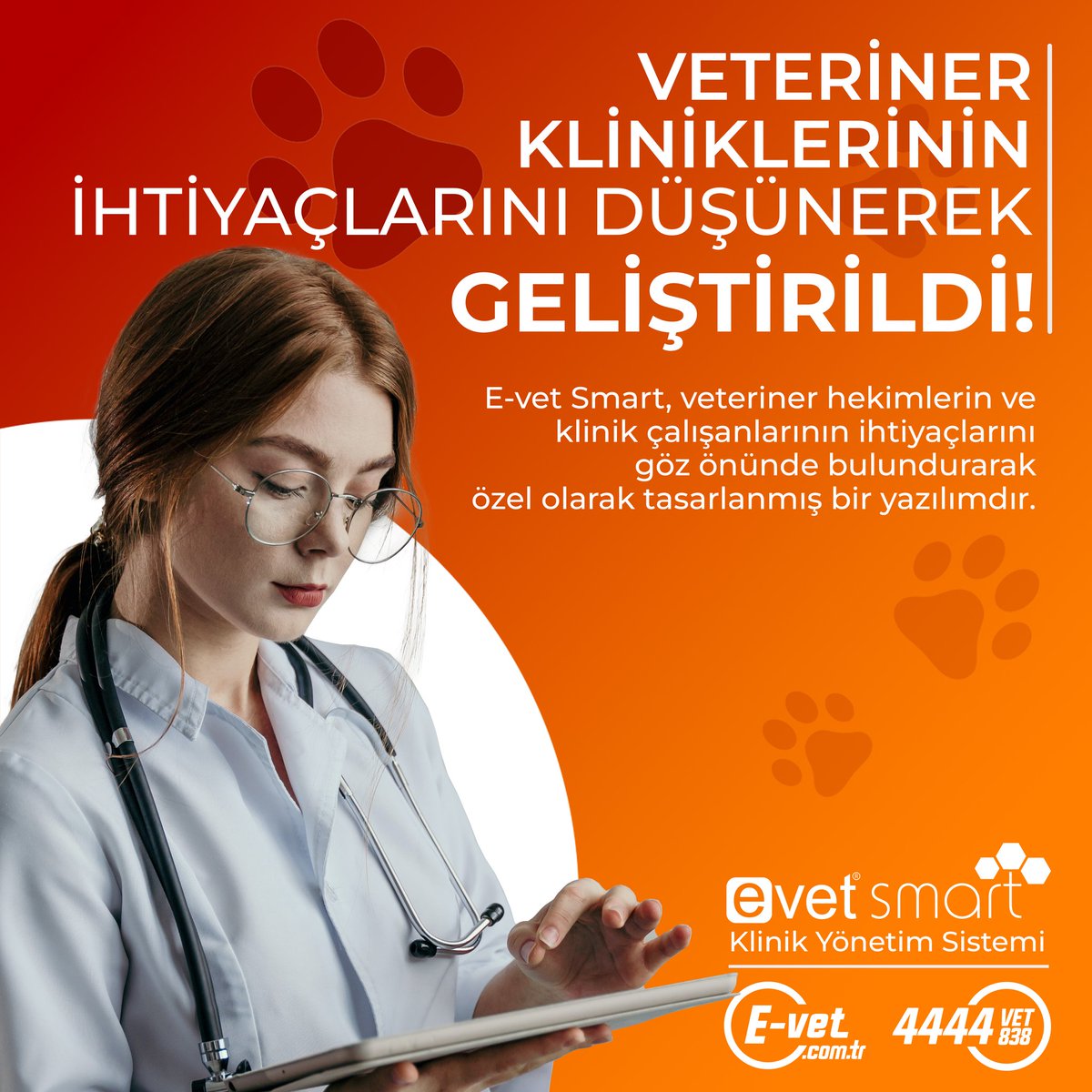Veteriner kliniklerinin ihtiyaçlarını düşünerek geliştirildi.

E-vet Smart, veteriner hekimlerin ve klinik çalışanlarının ihtiyaçlarını göz önünde bulundurarak özel olarak tasarlanmış bir yazılımdır.