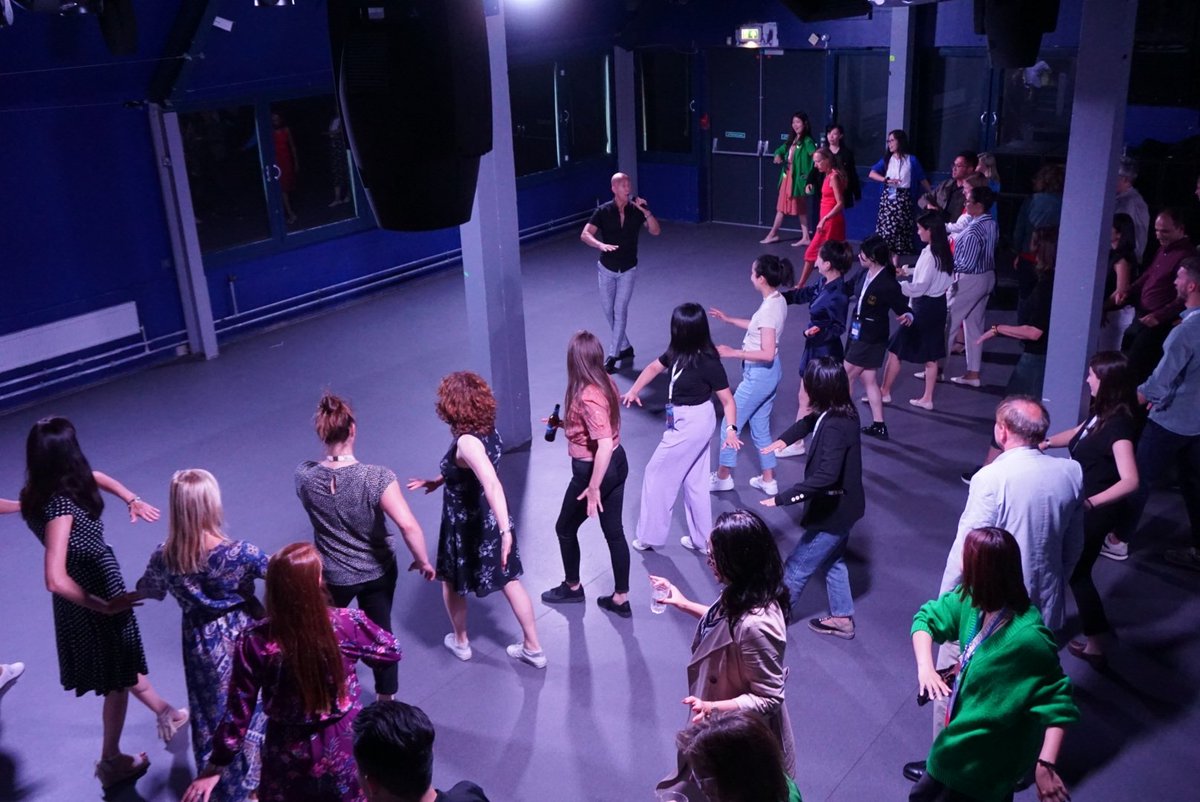 max_wenliangli's tweet image. Conference Day 2 - Dancing at Rubix @SHTMatSurrey #SURREY2023 #Back4Good