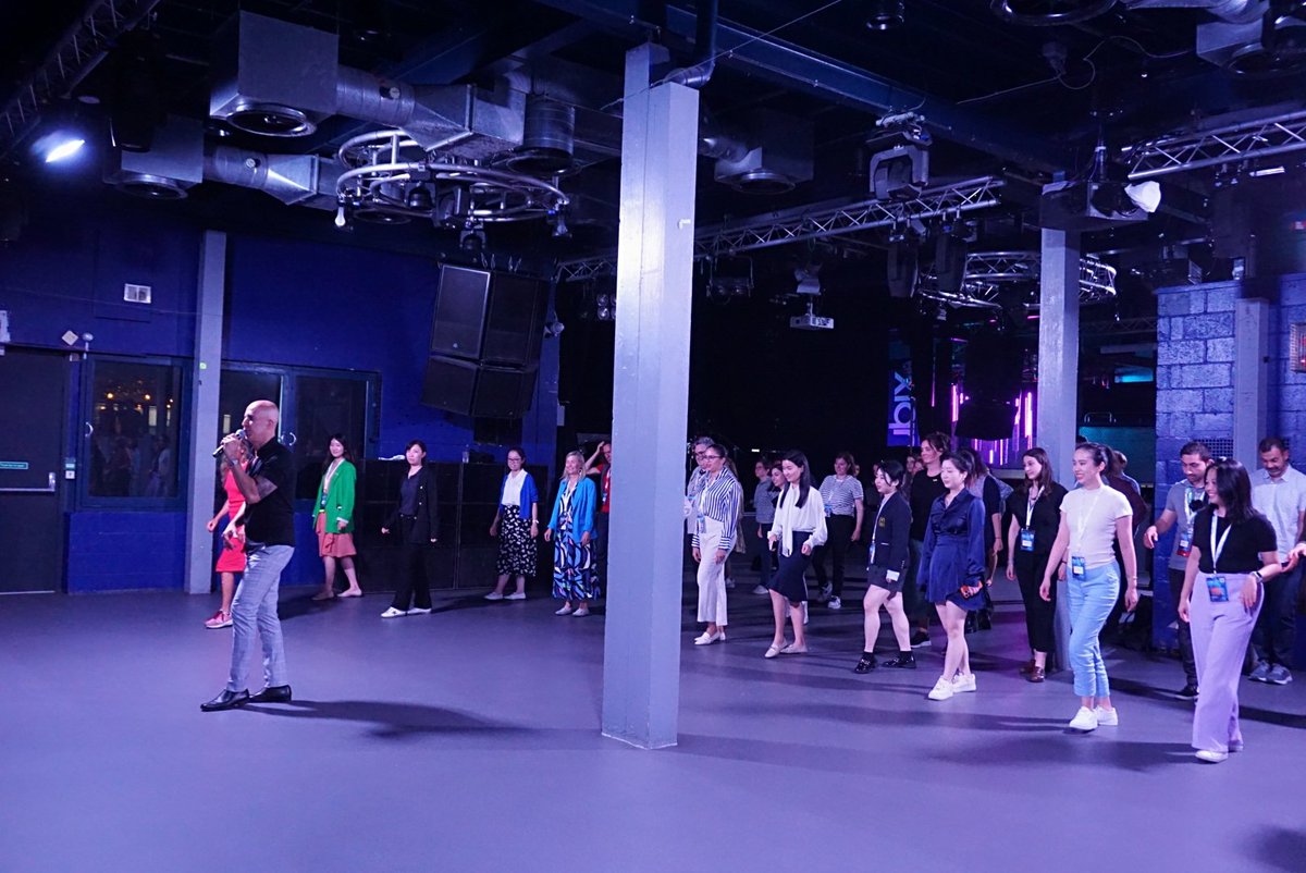 max_wenliangli's tweet image. Conference Day 2 - Dancing at Rubix @SHTMatSurrey #SURREY2023 #Back4Good