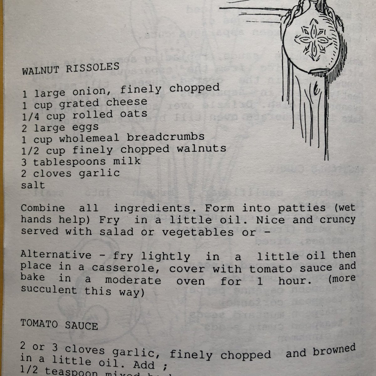 Can we interest anyone in some Walnut Rissoles tonight? #WhatDoYouCallTheseLove?