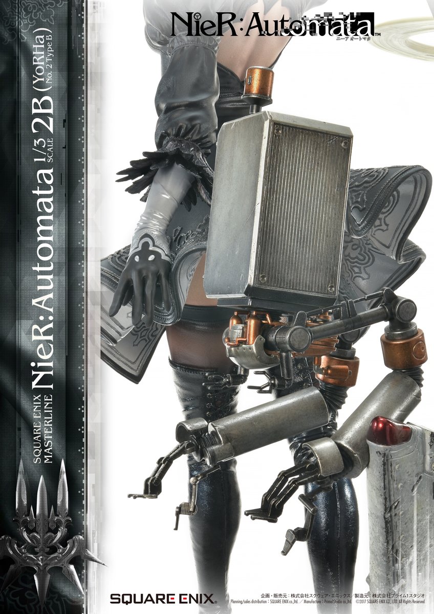 Ruru_Berryz's tweet photo. La SQUARE ENIX MASTERLINE 1/3 de 2B (YoRHa No. 2 Type B)「NieR:Automata」est disponible en précommande.
※Prix : ¥230,000
※Date de sortie : 03/2024
#SQUAREENIXMASTERLINE
#スクエニマスターライン
#NieR #ニーア #ニーアオートマタ
↓Webshop↓
https://t.co/Pe54FmGocw https://t.co/gM3cyXwTdU