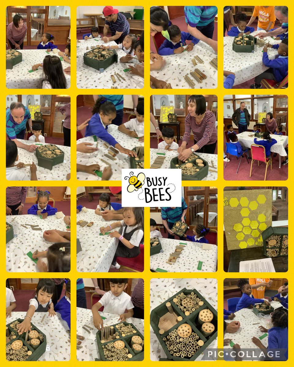 StJohnsRCRochEY's tweet photo. The Nursery children had a great time visiting our Church to help to make a Bee House. They listened carefully and followed the instructions. It was lovely to see the finished result. Thank you for inviting us! #catholiclifeandmission #parishcommunity #laudatosi #helpthebees https://t.co/mfbJAijFam