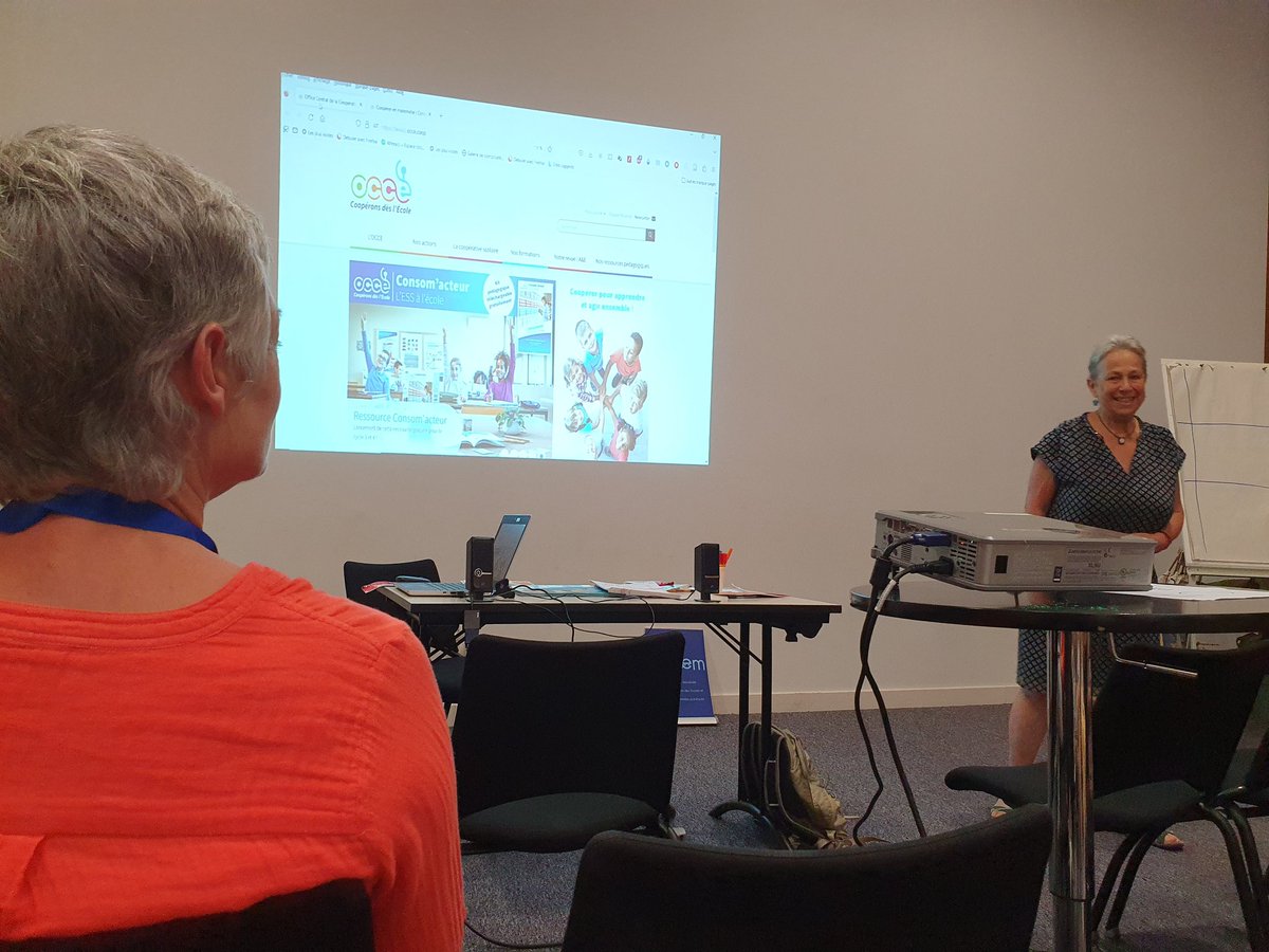 Congres AGEEM National Jour 3, la journée commence avec Catherine Hurtig et Fabrice Michel, partenariat IFE et OCCE 🤩
<a href="/AGEEM_National/">AGEEM National</a> 
<a href="/OCCE_FD/">Fédération Nationale OCCE</a>