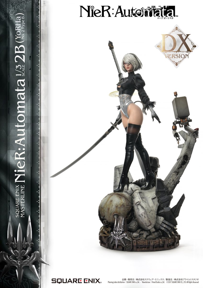 Ruru_Berryz's tweet photo. La SQUARE ENIX MASTERLINE 1/3 de 2B (YoRHa No. 2 Type B) Deluxe Ver.「NieR:Automata」est disponible en précommande.
※Prix : ¥250,000
※Date de sortie : 03/2024
#SQUAREENIXMASTERLINE
#スクエニマスターライン
#NieR #ニーア #ニーアオートマタ
↓Webshop↓
https://t.co/Z4DNWctm9H https://t.co/dyuGPUEeAj