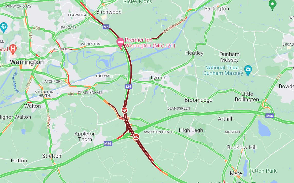 CheshireFire's tweet image. M6 LANE CLOSURES: Emergency services are currently dealing with two separate incidents on the North and South bound carriageways. More details will be added to our website, expect lane closures and heavy traffic in both directions.
