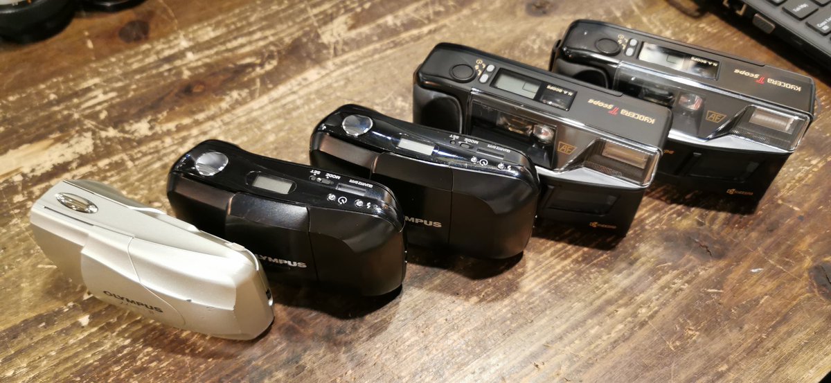 2ndbasebysanpou's tweet image. スタッフiの入荷速報🏄
μシリーズとTスコープが入荷いたしました〜！
スペースの都合上、店頭出しされてない場合がありますがご了承下さいませ！
#2ndbase #フィルムカメラ