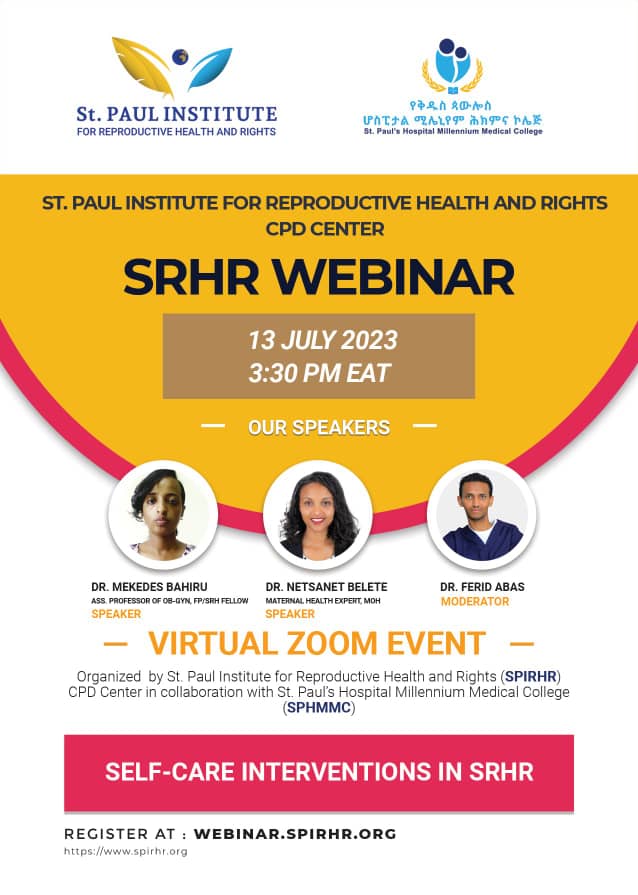 SPIRHR's tweet image. 📢 Self care interventions offer choices that are driven by #convenience #costeffectivness &amp;amp; #confidentiality allowing us to take charge of our health. Want to know more about #selfcare interventions in SRHR?
📝Register for our webinar on July 13th 👉🏾webinar.spirhr.org