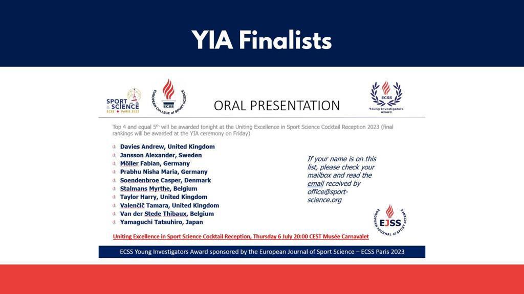 jlAreta's tweet image. Super proud of PhD student @HarryTaylor93&apos;s work at @E_C_S_S #ECSS2023, receiving a GSSI award and finishing among the top 10 for the Young Investigator Award. Top work mate!