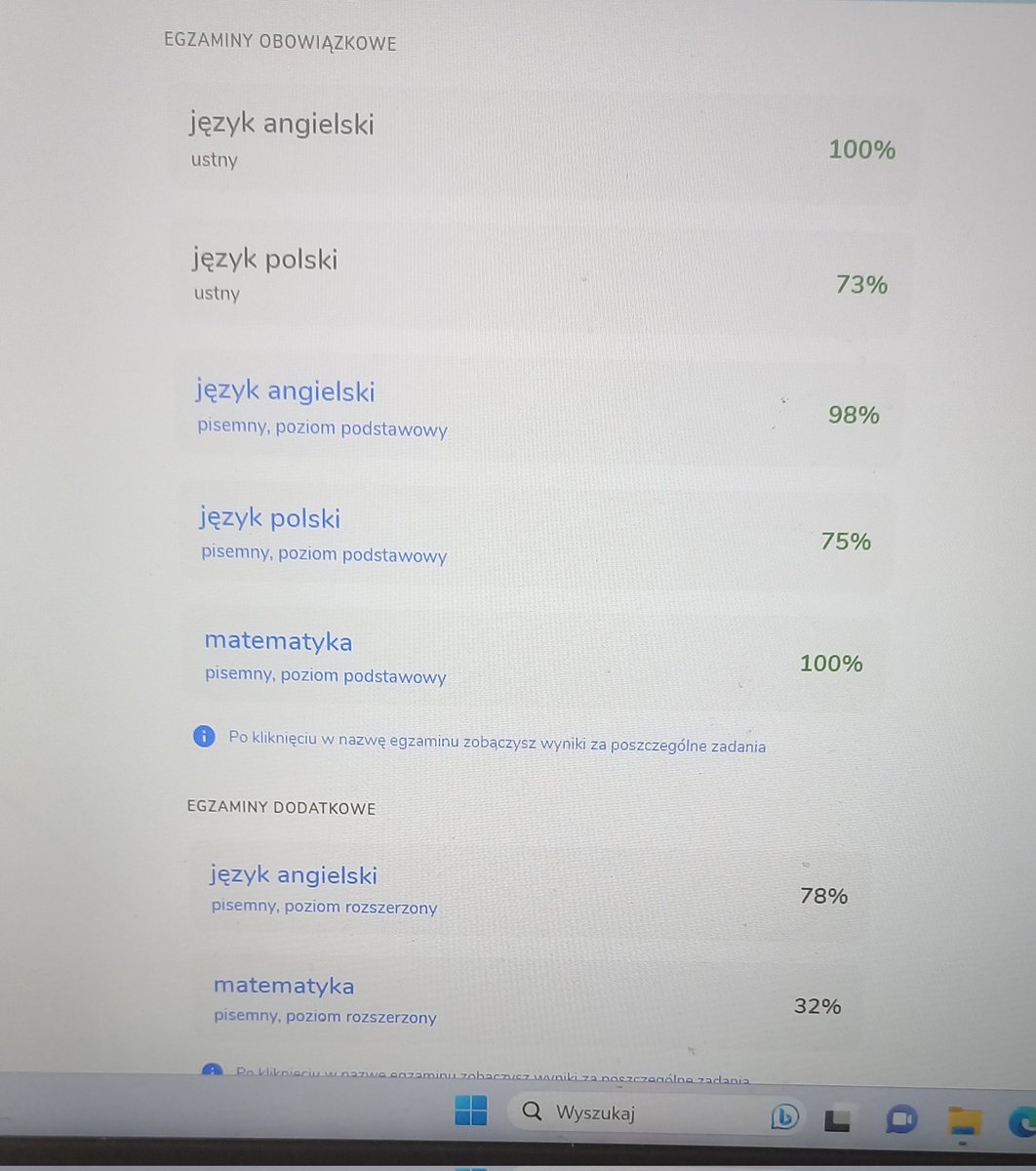 Laura2_6's tweet photo. #matura2023 Jest ok ale i tak był zawał 😭 https://t.co/Dd4v8oKvlk