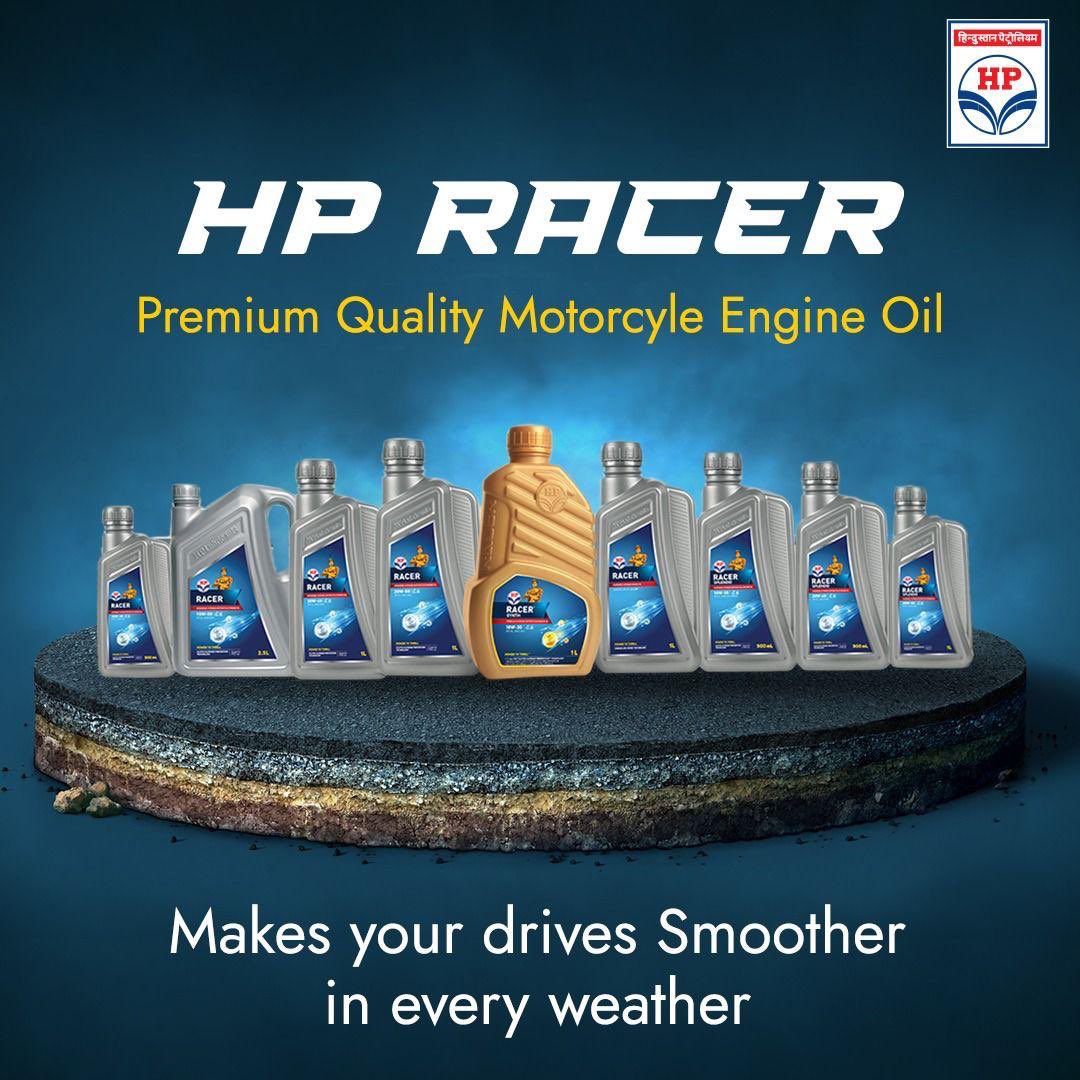 HPCL_Mumbai's tweet photo. HP Racer is designed with a fine balance of additives to enable easy release of wet clutch and a smooth gear change, giving you a powerfully smooth ride. Experience fine quality rides with HP racer - making your ride smoother in every weather.
#HPCL #HPLUBES https://t.co/45bKHbAUTw