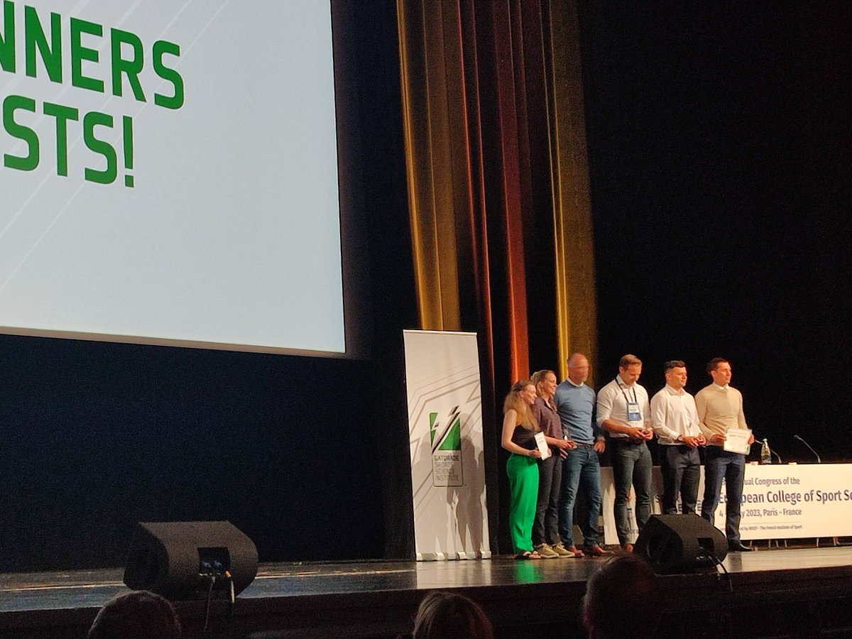 jlAreta's tweet image. Super proud of PhD student @HarryTaylor93&apos;s work at @E_C_S_S #ECSS2023, receiving a GSSI award and finishing among the top 10 for the Young Investigator Award. Top work mate!