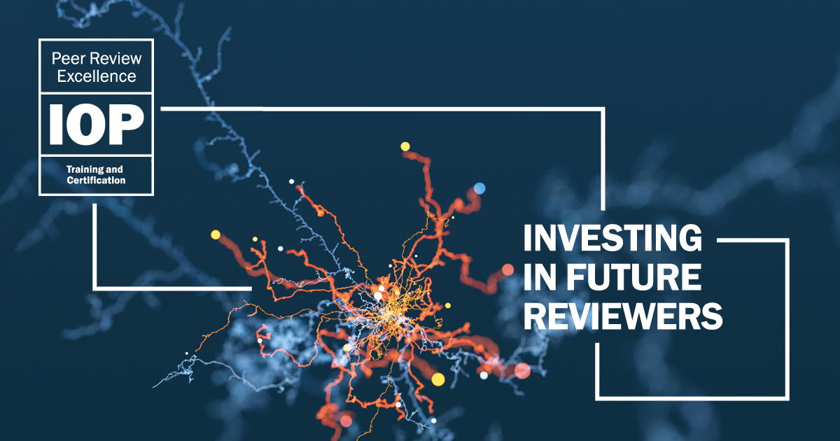 JPhysComms's tweet image. #EarlyCareerResearchers develop your peer review competency with our free online Peer Review Excellence course - tailored for the #PhysicalScience researcher. Get started on your journey to becoming an IOP Trusted Reviewer today ow.ly/xrzJ50Oj1iL