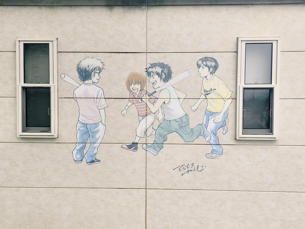 KAGURA_ace's tweet photo. ずっと行きたい！ って思ってた場所にやっと来られました……建物の壁3面に居てめっちゃテンション上がった！ https://t.co/jsUYecStST