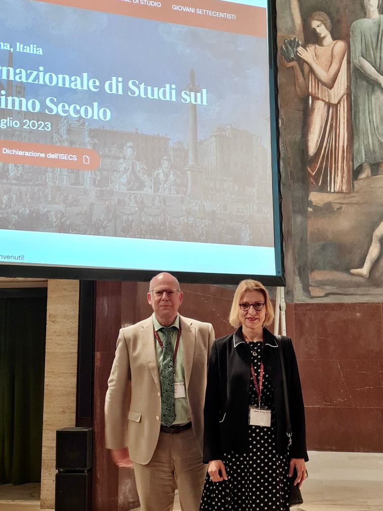 DGEJ18Jh's tweet image. Auf der #ISECS2023-Konferenz in Rom wurden die Ergebnisse der vergangenen Vorstandswahl bekanntgegeben: Aus den Reihen der #DGEJ wurde Daniel Fulda zum Präsidenten der @isecs_sieds gewählt, Stefanie Stockhorst als Elected Member wiedergewählt - Herzlichen Glückwunsch!