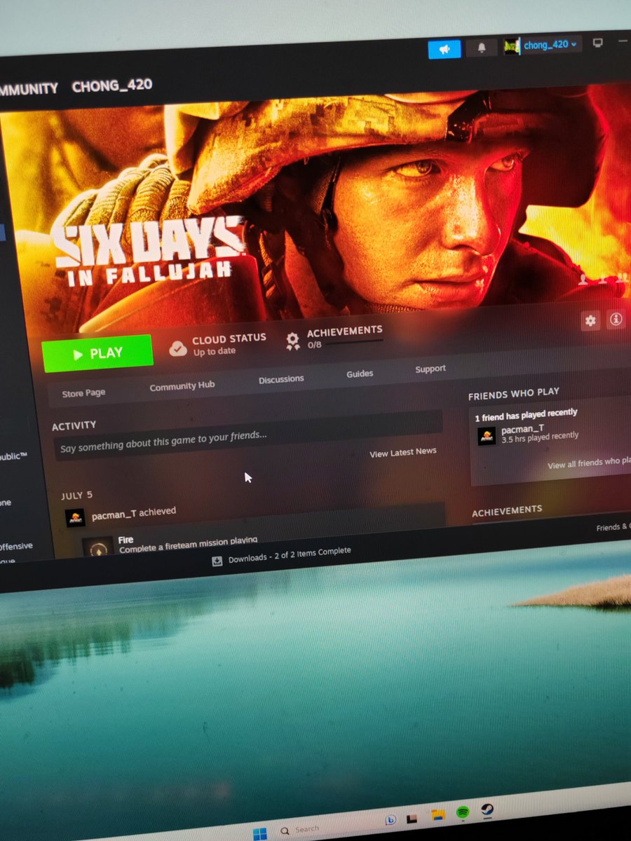 SM83Racing's tweet photo. Will be trying out #sixdaysinfallujah #live on #twitch #tonight 19:00gmt 
https://t.co/I7FVnPnTOz…
Come watch me die alot will be fun😬 #Bot #pcgaming #smallstreamer https://t.co/IRocmg3aTe
